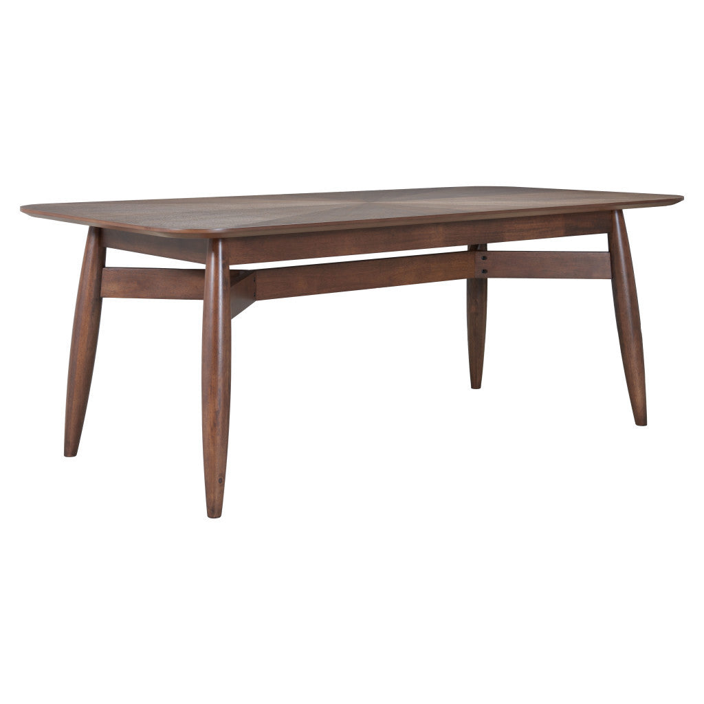 78" Espresso Solid Wood Dining Table - Loft&Timber