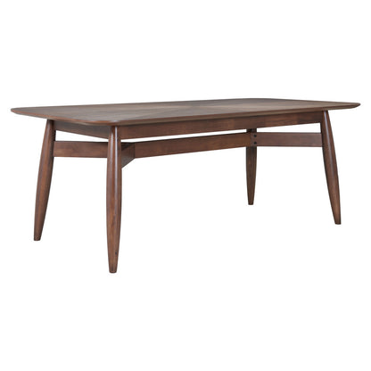 78" Espresso Solid Wood Dining Table - Loft&Timber
