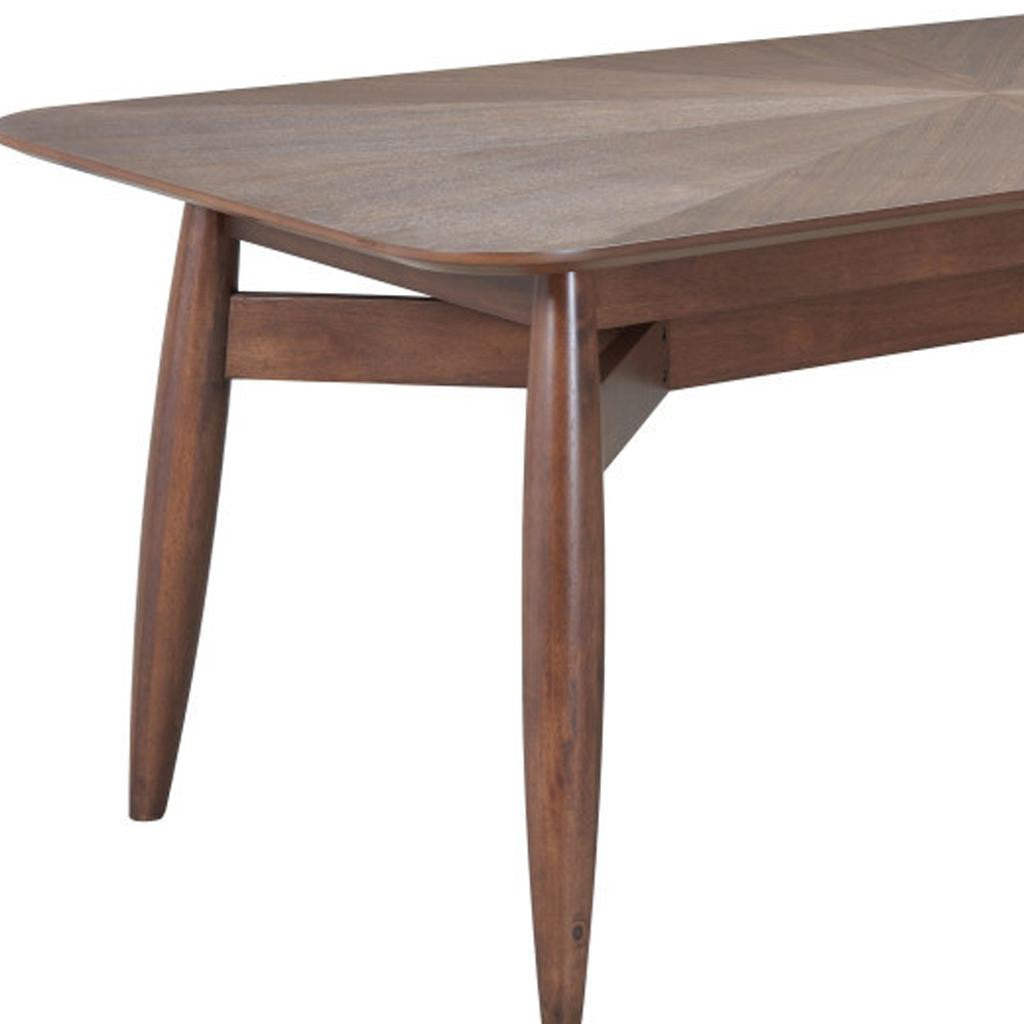 78" Espresso Solid Wood Dining Table - Loft&Timber