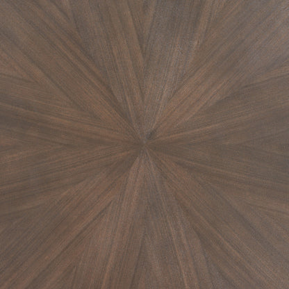 46" Espresso Solid Wood Square Dining Table - Loft&Timber
