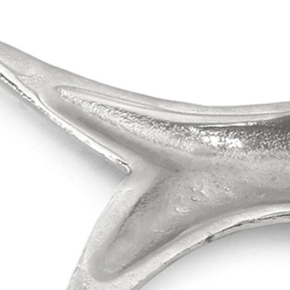 23" Silver Cast Aluminum Fish Serving Tray - Loft&Timber