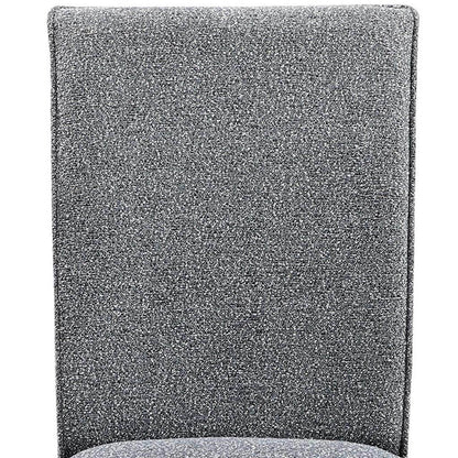 Set of Two Gray Upholstered Fabric Dining Side Chairs - Loft&Timber