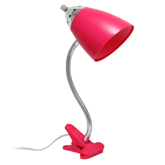 18" Pink Swing Arm Table Lamp - Loft&Timber