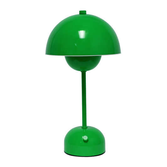 12" Green Metal Table Lamp - Loft&Timber