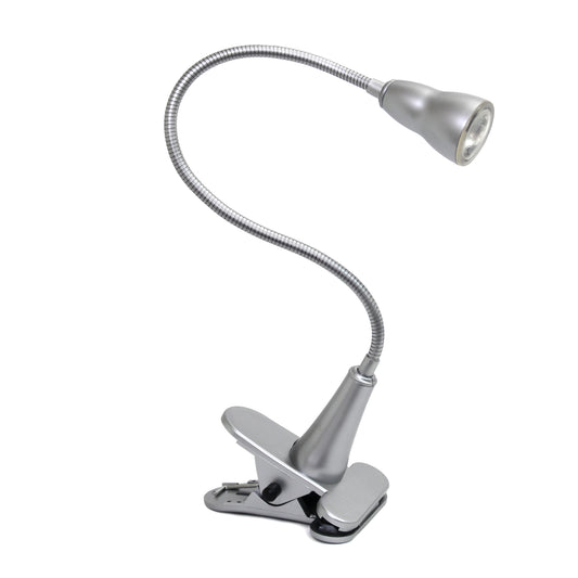 23" Silver Swing Arm Table Lamp - Loft&Timber