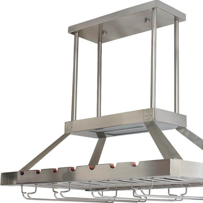 Nickel Kitchen Island Iron LED Edison Bulb Flush Ceiling Light - Loft&Timber