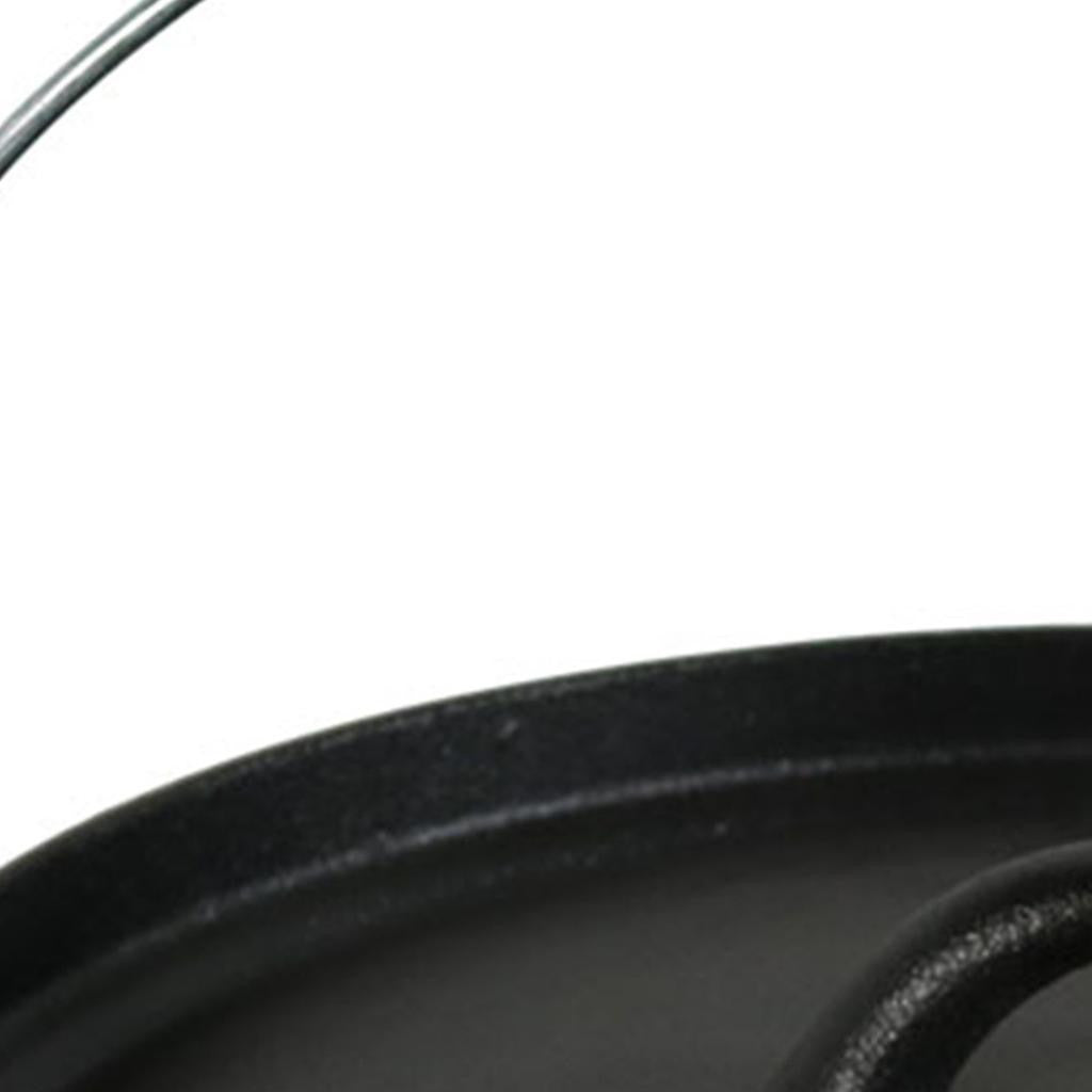 12" Black Cast Iron Dutch Oven Stock Pot-4