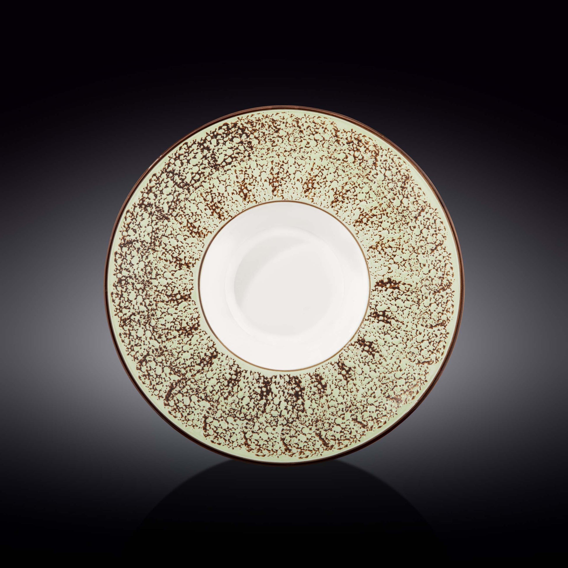 Pale Green / PistachioPorcelain Deep Plate 10.5" inch | 27 Cm 8 Fl Oz | 250 Ml - Loft&Timber