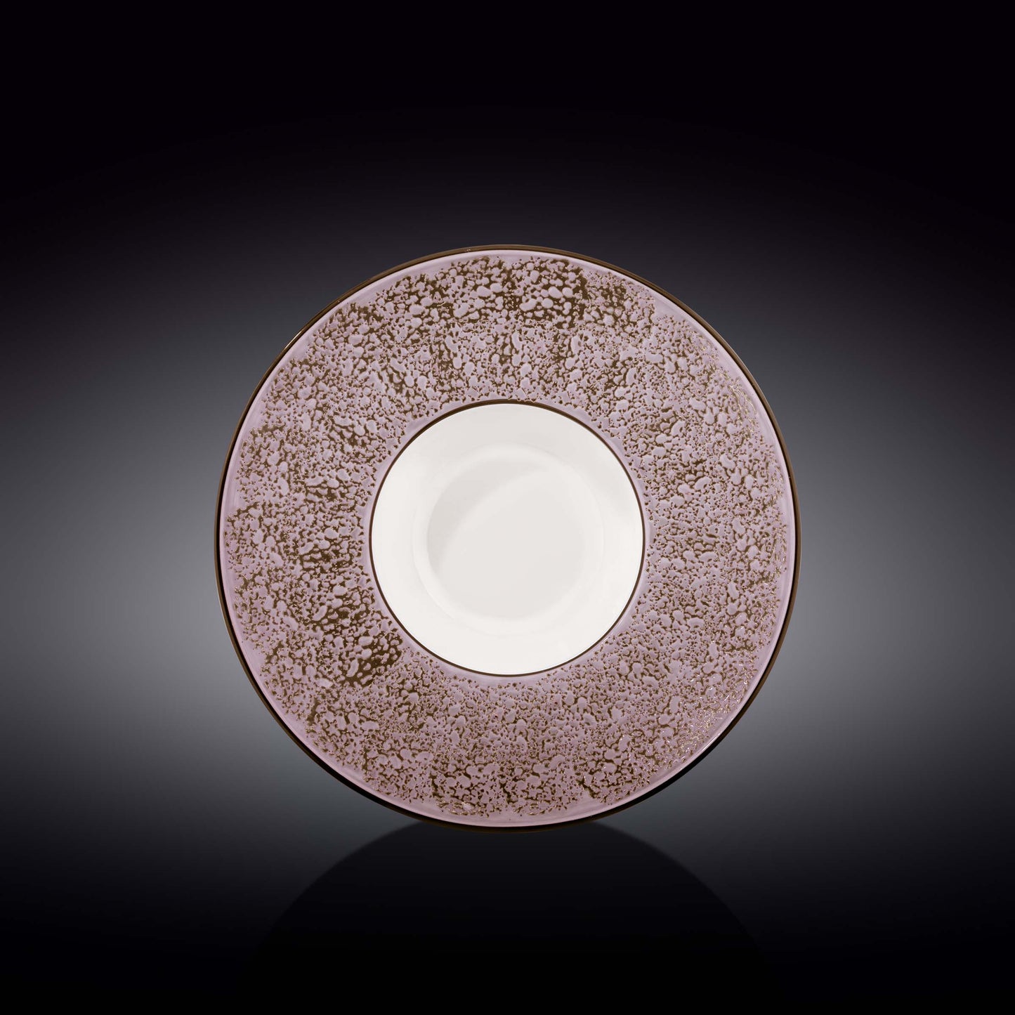 Violet / Lavender Porcelain Deep Soup or Salad Plate 9.5" inch | 7 Fl Oz | - Loft&Timber