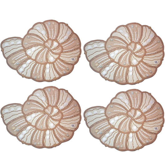 Charlo's Set 4 Premium Placemats Waterproof Beauty Of The Sea - Loft&Timber