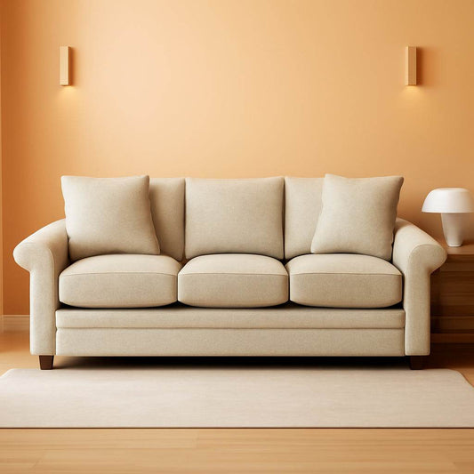 Elegant Queen Sleep Sofa With Quilted Mattress Comfort - Loft&Timber