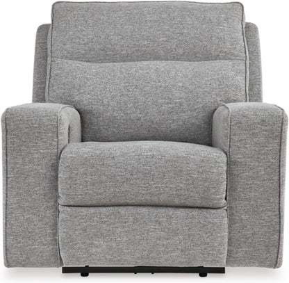 Biscoe Power Recliner, 41" W X 43" D X 42" H, Gray-3