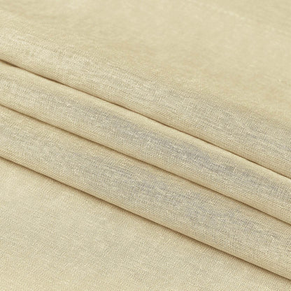 Custom Curtains: Faux Linen Sheer Curtains, Set of 2 Panels - Loft&Timber