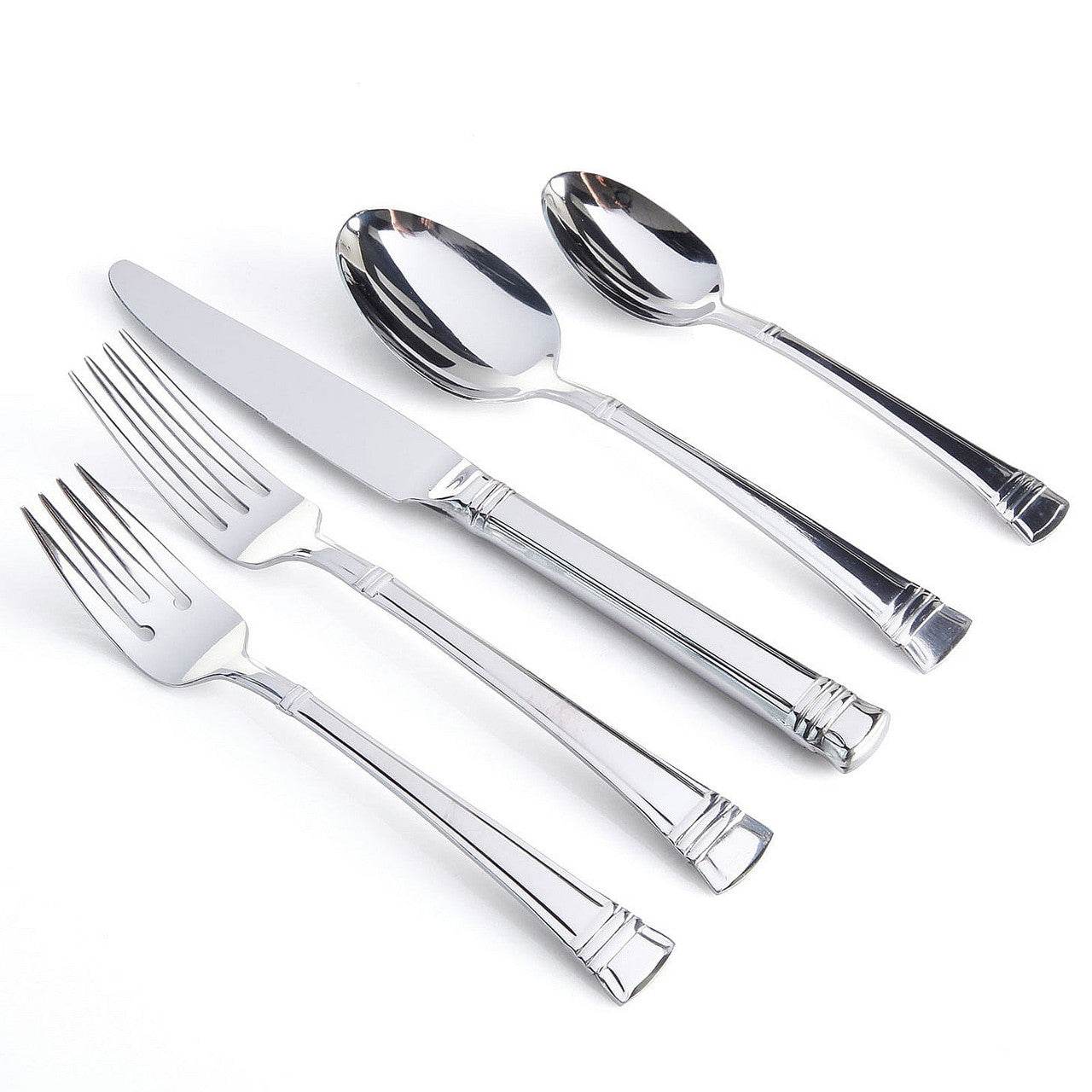 Gibson Cordell 20 Piece Flatware Set - Loft&Timber