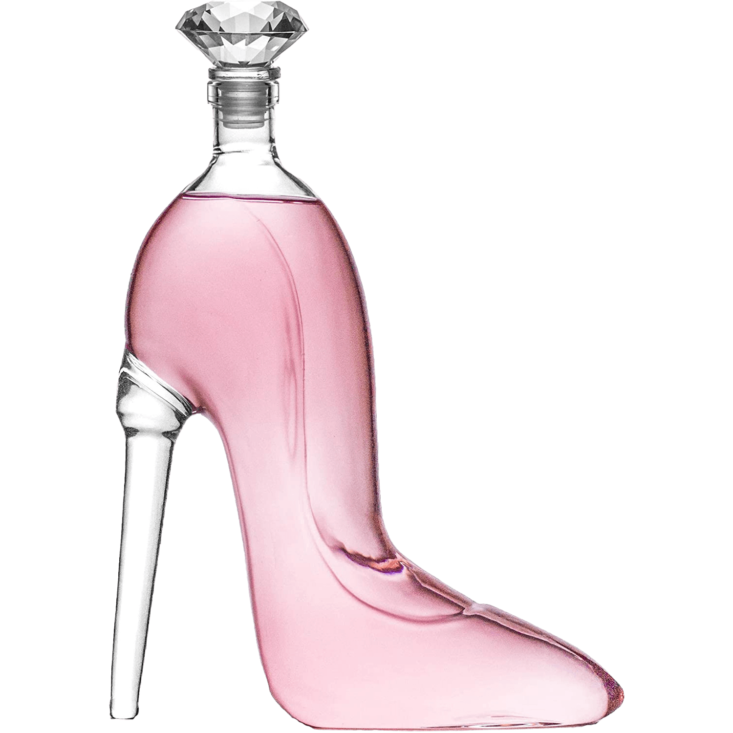 Heel Stiletto High Heels Shape Decanter Whiskey and Wine Decanter with Stopper - Handcrafted High Heel Decanter for Wine Liquor Rum Bourbon Tequila, Elegant Decanter Gifts for Women - Copyright Design - Loft&Timber