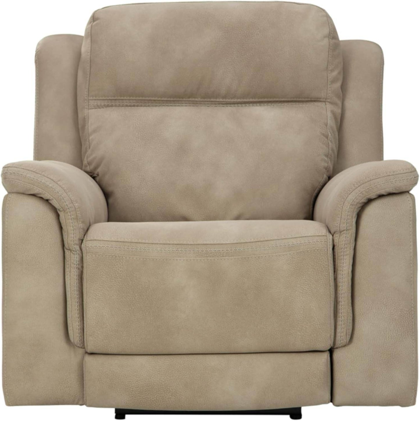 Next-Gen Durapella Power Recliner with Adjustable Headrest, Beige - Loft&Timber