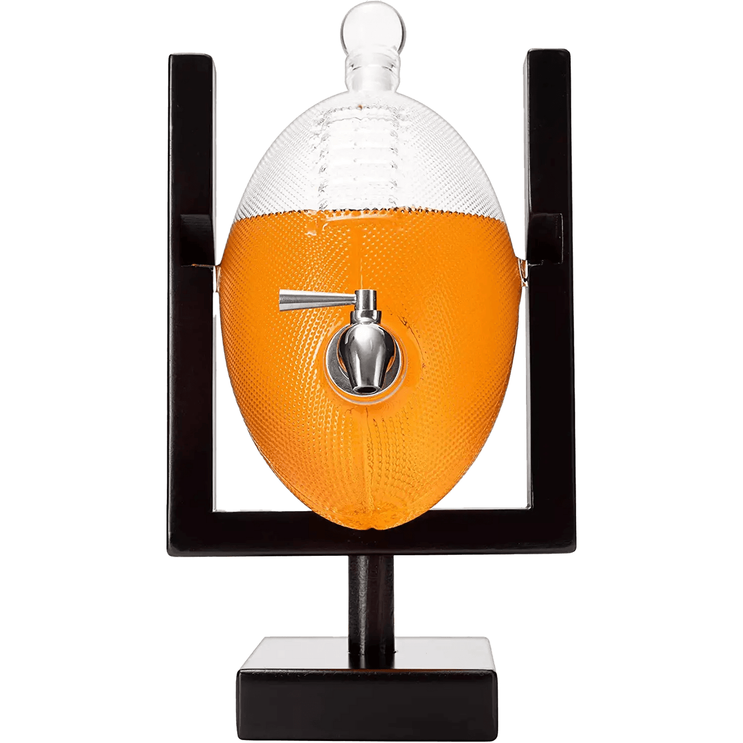 Football Decanter for Whiskey, Wine, Water & Other Liquids - Spigot Faucet - 1400ml Fantasy & Monday Night Football Decorations Decor Liquor Dispenser Gifts for Men Dad, Decanters for Alcohol - Loft&Timber