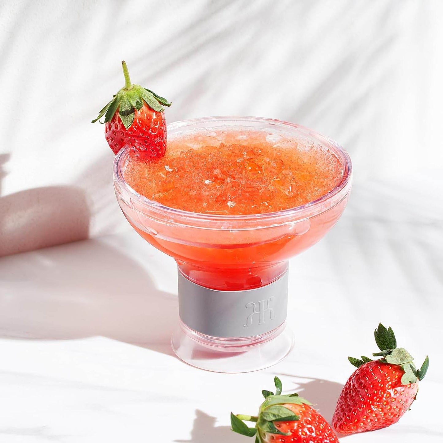 Frozen Margarita & Cocktail Chiller Glasses | Set of 4 | 12 OZ Unbreakable Tritan Acrylic - Loft&Timber