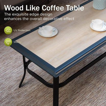 Modern Outdoor Patio Furniture Set with Thick Cushions - Loft&Timber