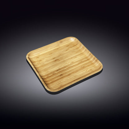 Bamboo Square Plate 7" inch X 7" inch | For Appetizers - Loft&Timber