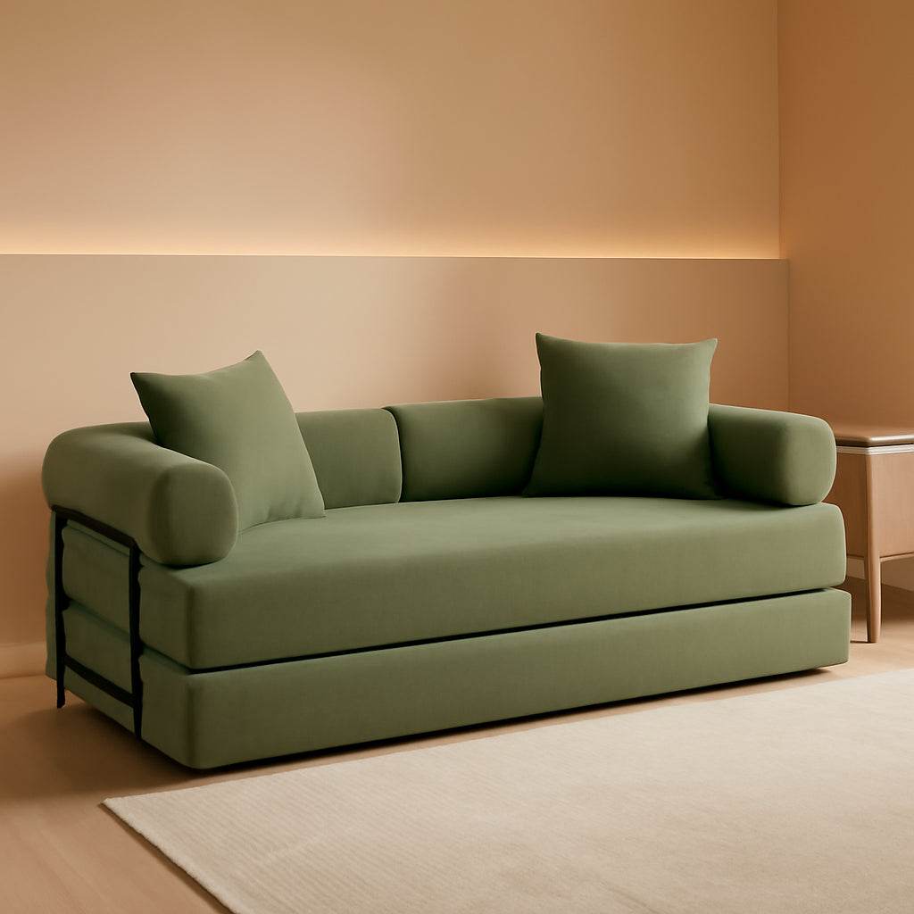 78.5 Inch Convertible Folding Sofa Bed with Versatility - Loft&Timber