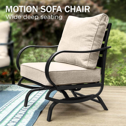 Deluxe 6 Piece Patio Furniture Set for Outdoor Comfort - Loft&Timber