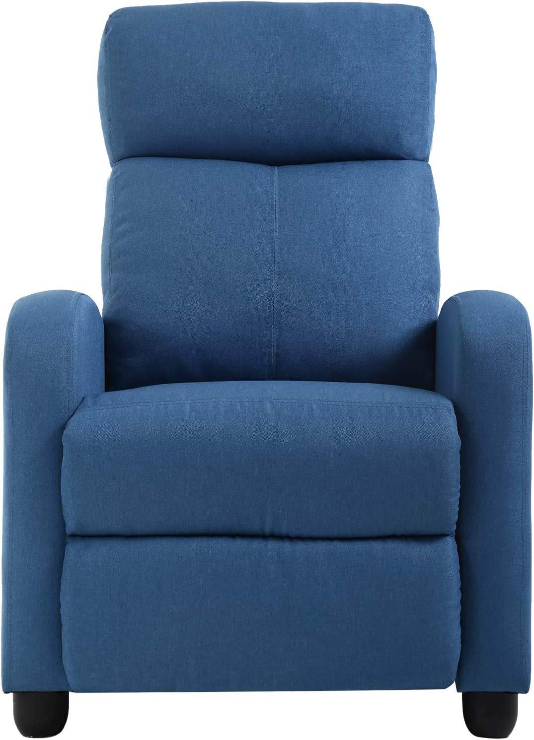 Blue Power Recliner - Loft&Timber