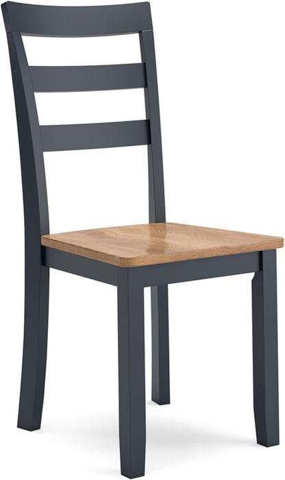 Gesthaven Solid Wood Frame Dining Chair Set 2 White Natural-2