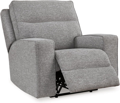 Biscoe Power Recliner, 41" W X 43" D X 42" H, Gray-2