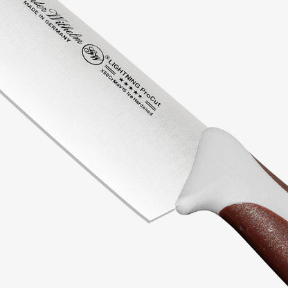 Gunter Wilhelm Lightning Chef Knife, 8 Inch | Brown and Grey ABS Handle SKU: 10-108-0108 - Loft&Timber