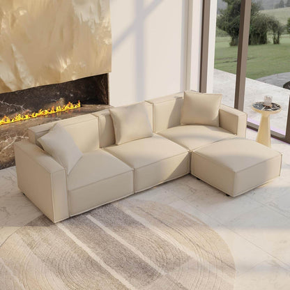 Luxury Modular Sectional Living Room Sofa Set - Loft&Timber