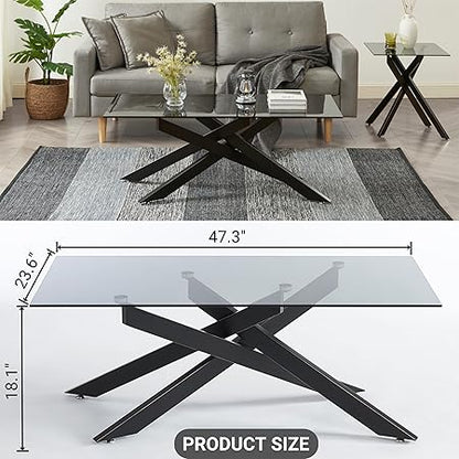 23" Rec Modern Coffee Table - Loft&Timber