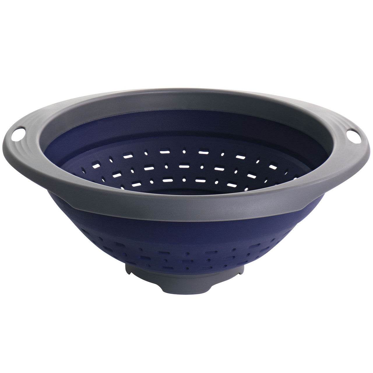 Oster Bluemarine Collapsible Polypropylene Colander in Navy - Loft&Timber