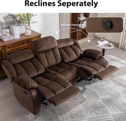 Manual Reclining Sofa Set (Recliner+Sofa) - Loft&Timber