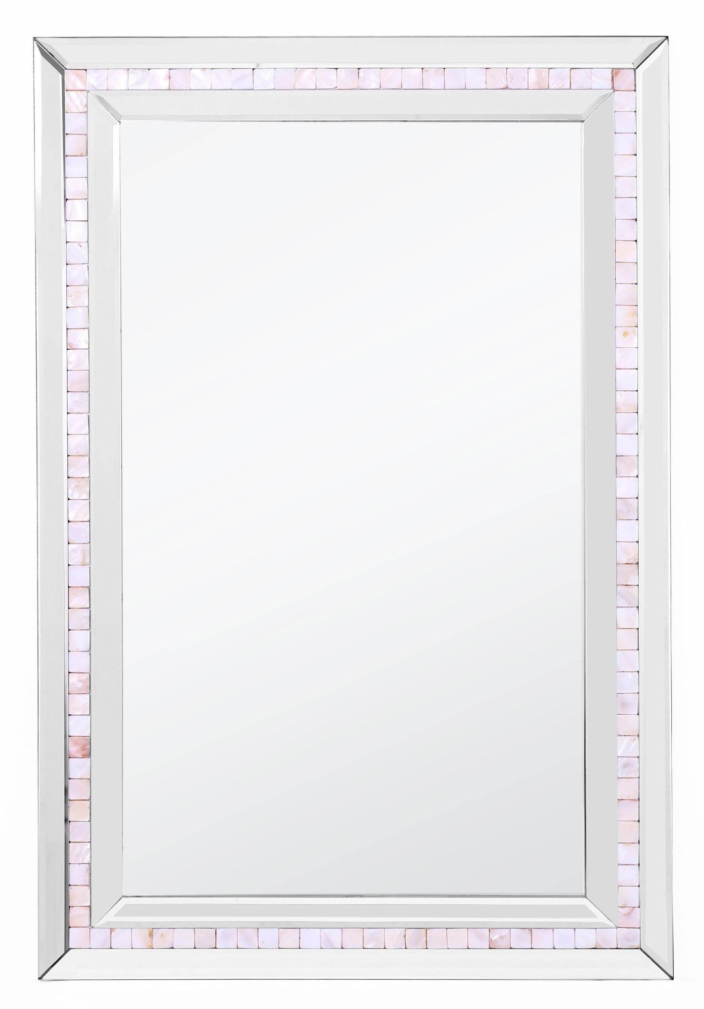 Mosaic Tiled Beveled Bathroom/Vanity Mirror - Loft&Timber