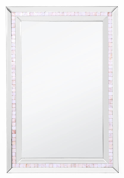 Mosaic Tiled Beveled Bathroom/Vanity Mirror - Loft&Timber