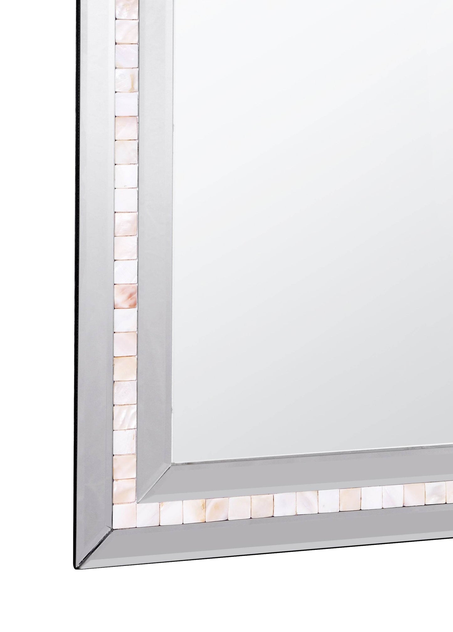 Mosaic Tiled Beveled Bathroom/Vanity Mirror - Loft&Timber