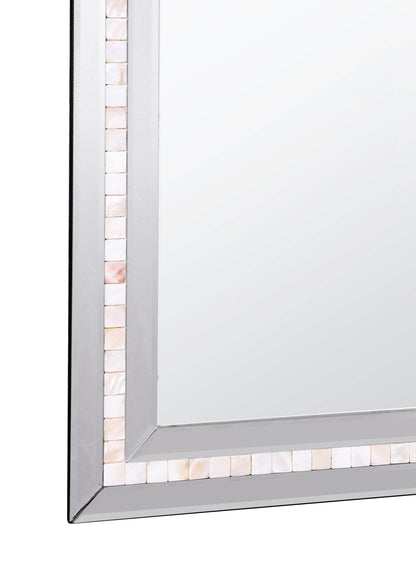 Mosaic Tiled Beveled Bathroom/Vanity Mirror - Loft&Timber