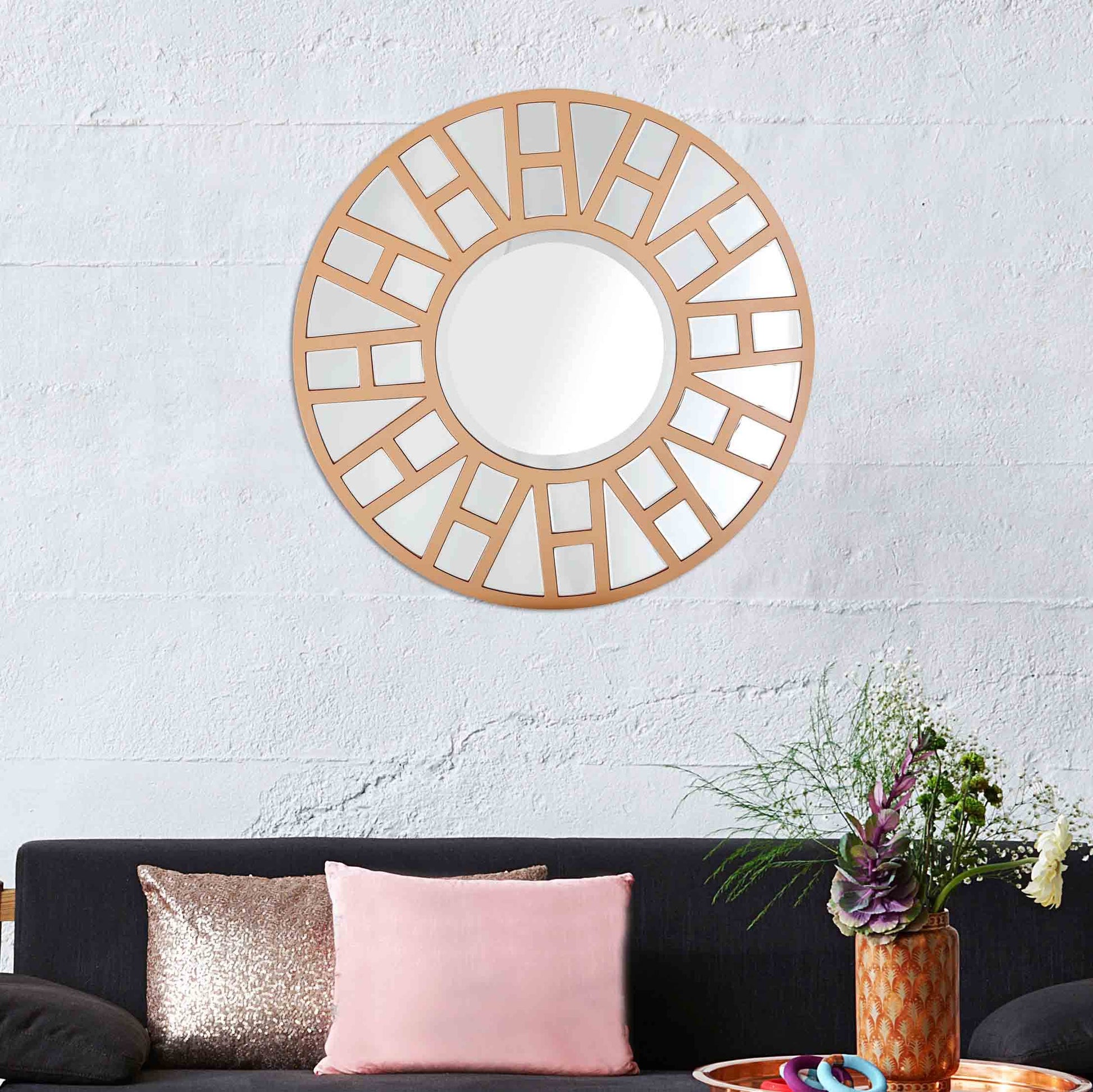 Millennium Circular Accent Mirror - Loft&Timber