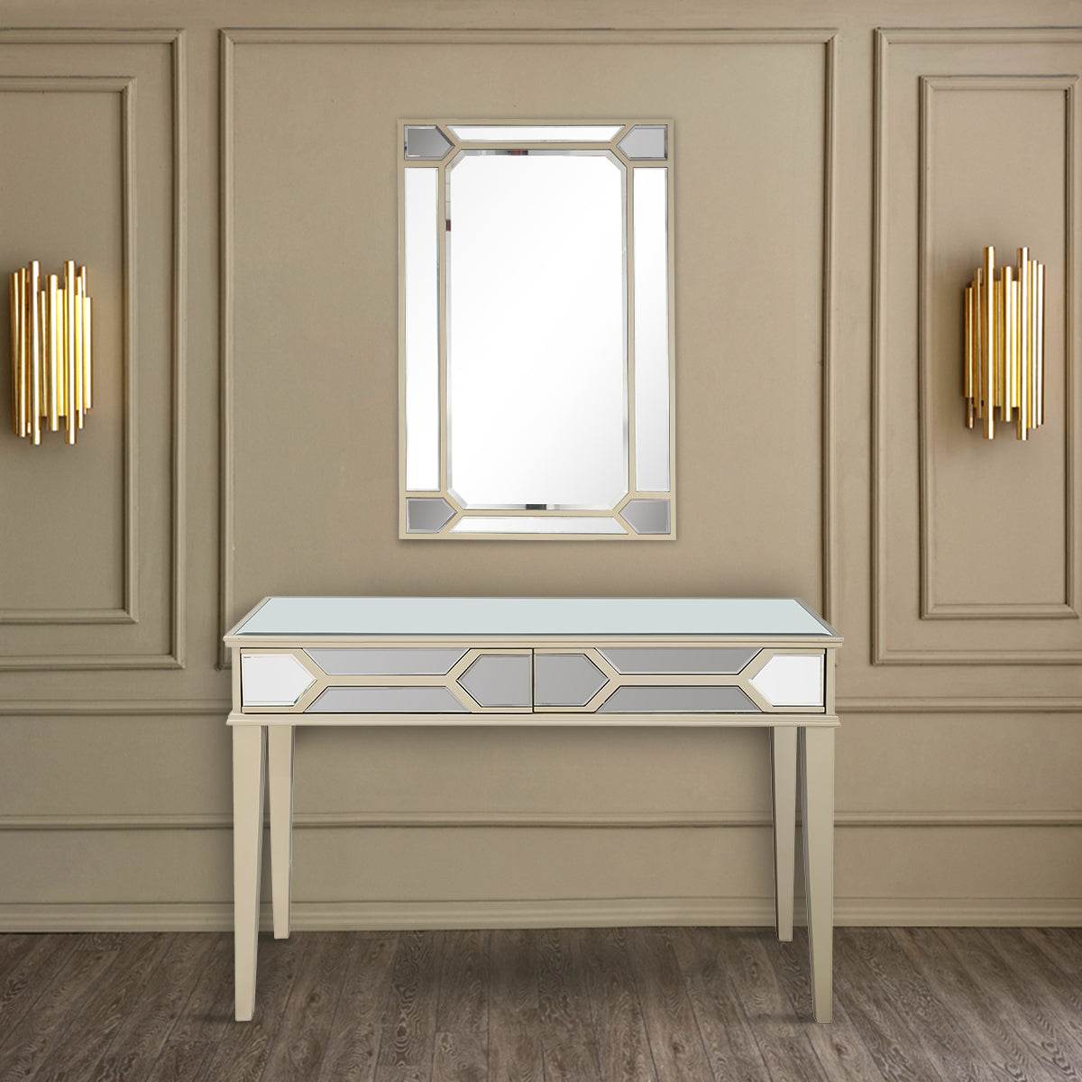 Keeley Wall Mirror and Console - Loft&Timber