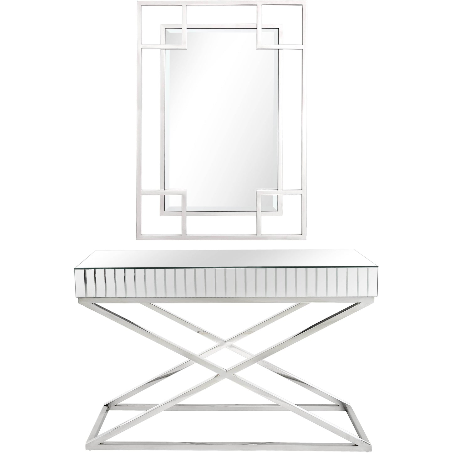 Kinney Wall Mirror and Console Table - Loft&Timber