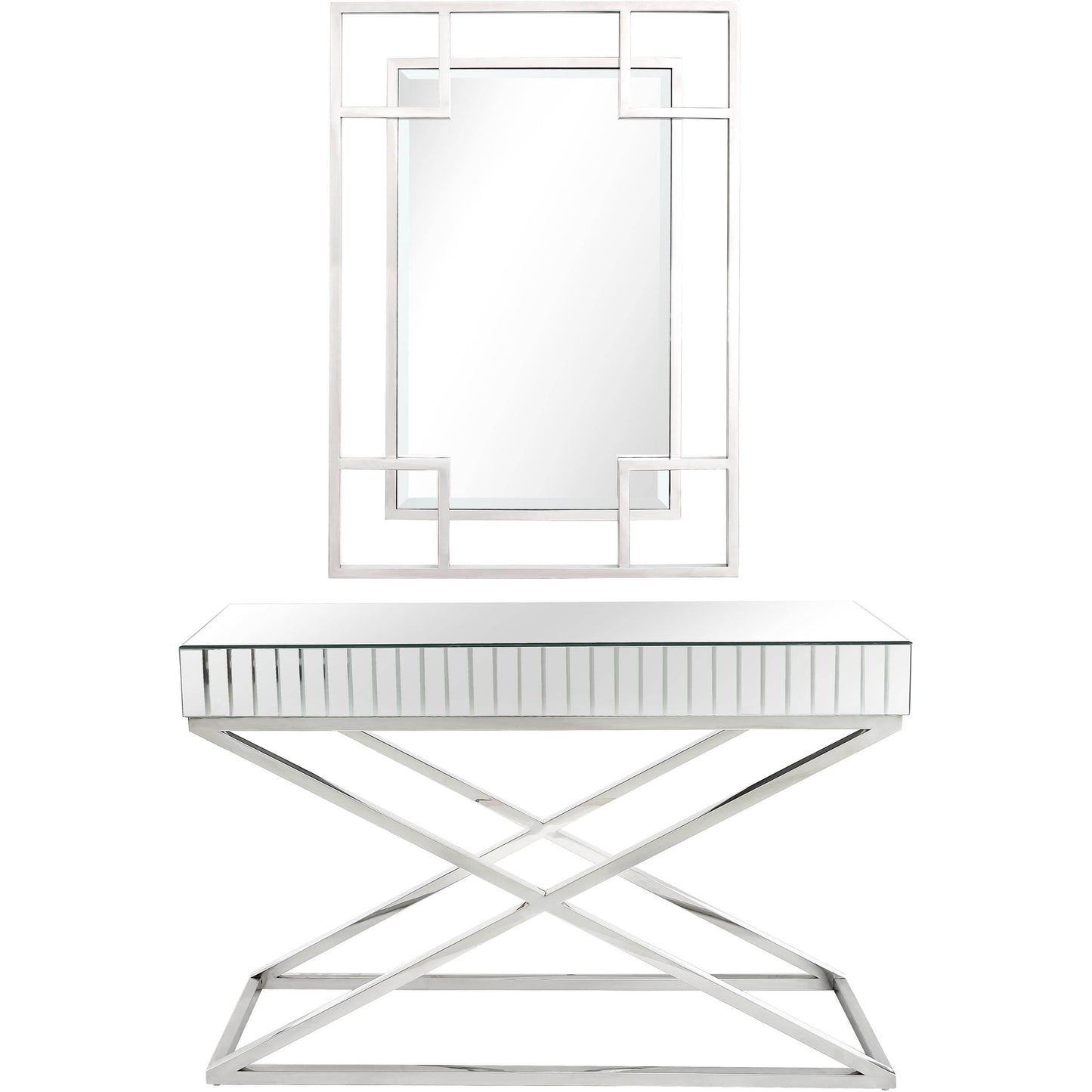 Kinney Wall Mirror and Console Table - Loft&Timber