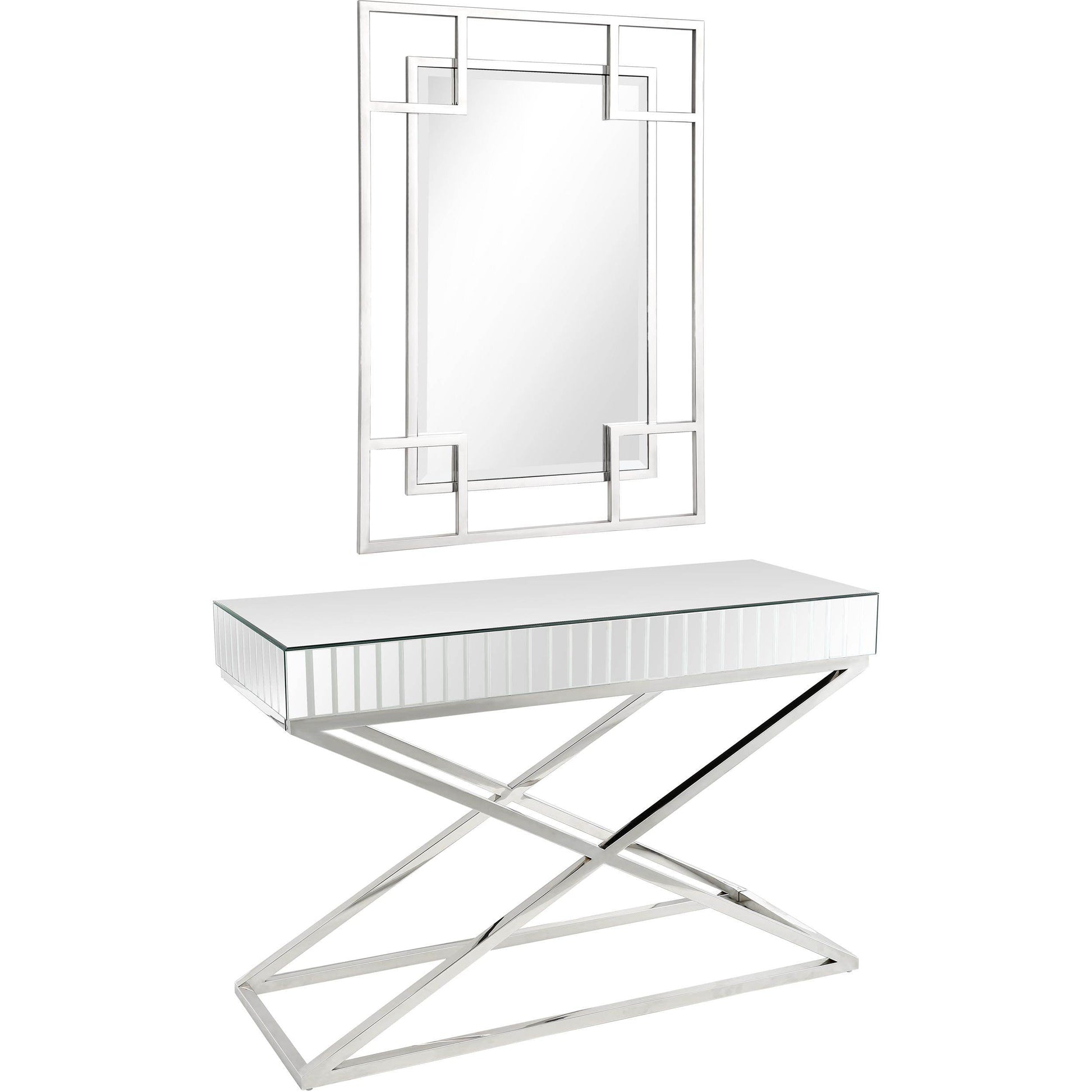 Kinney Wall Mirror and Console Table - Loft&Timber