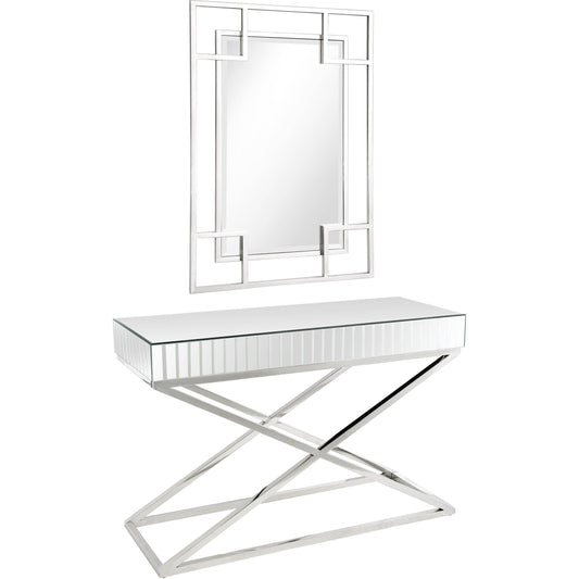 Kinney Wall Mirror and Console Table - Loft&Timber