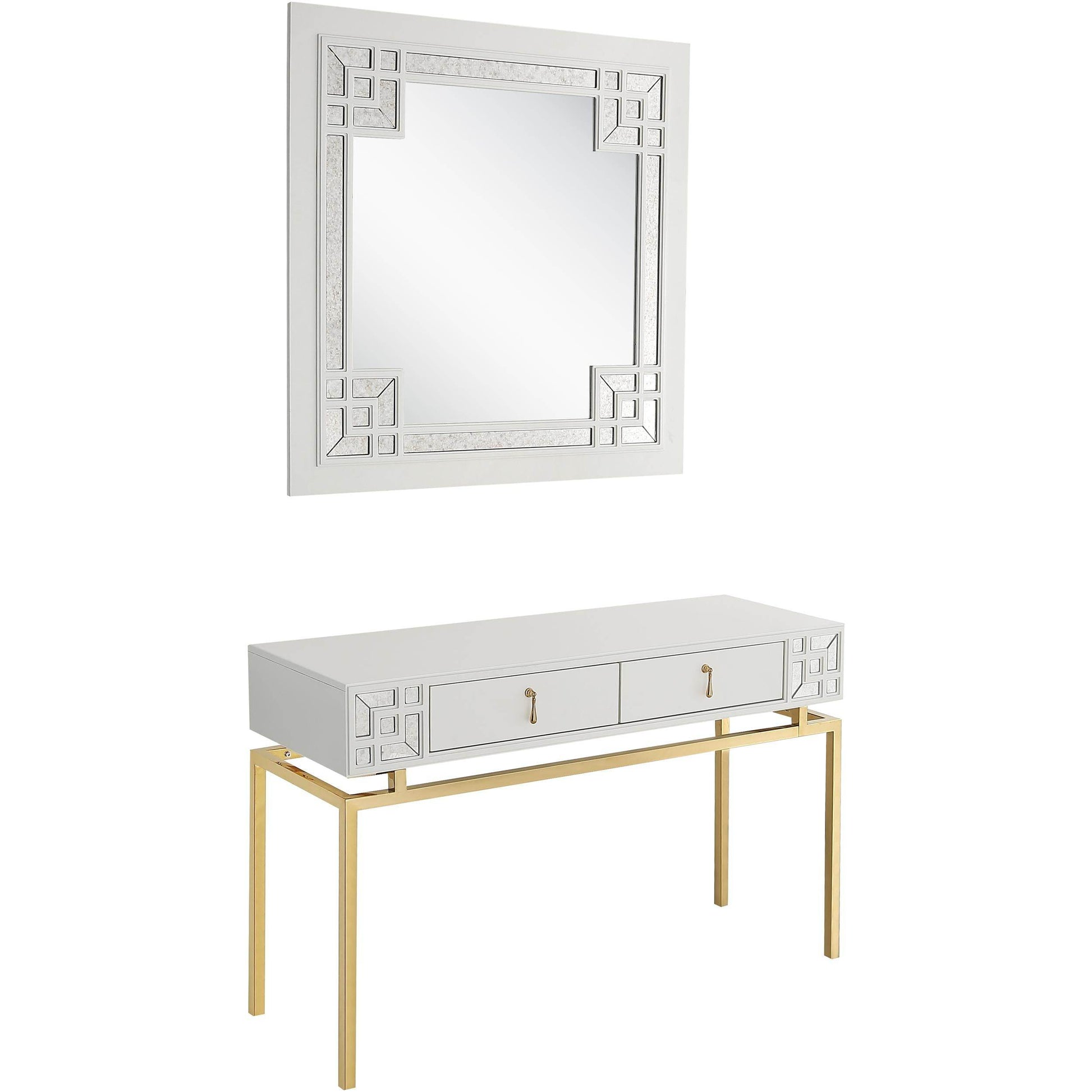 Dynasty Wall Mirror and Console Table - Loft&Timber