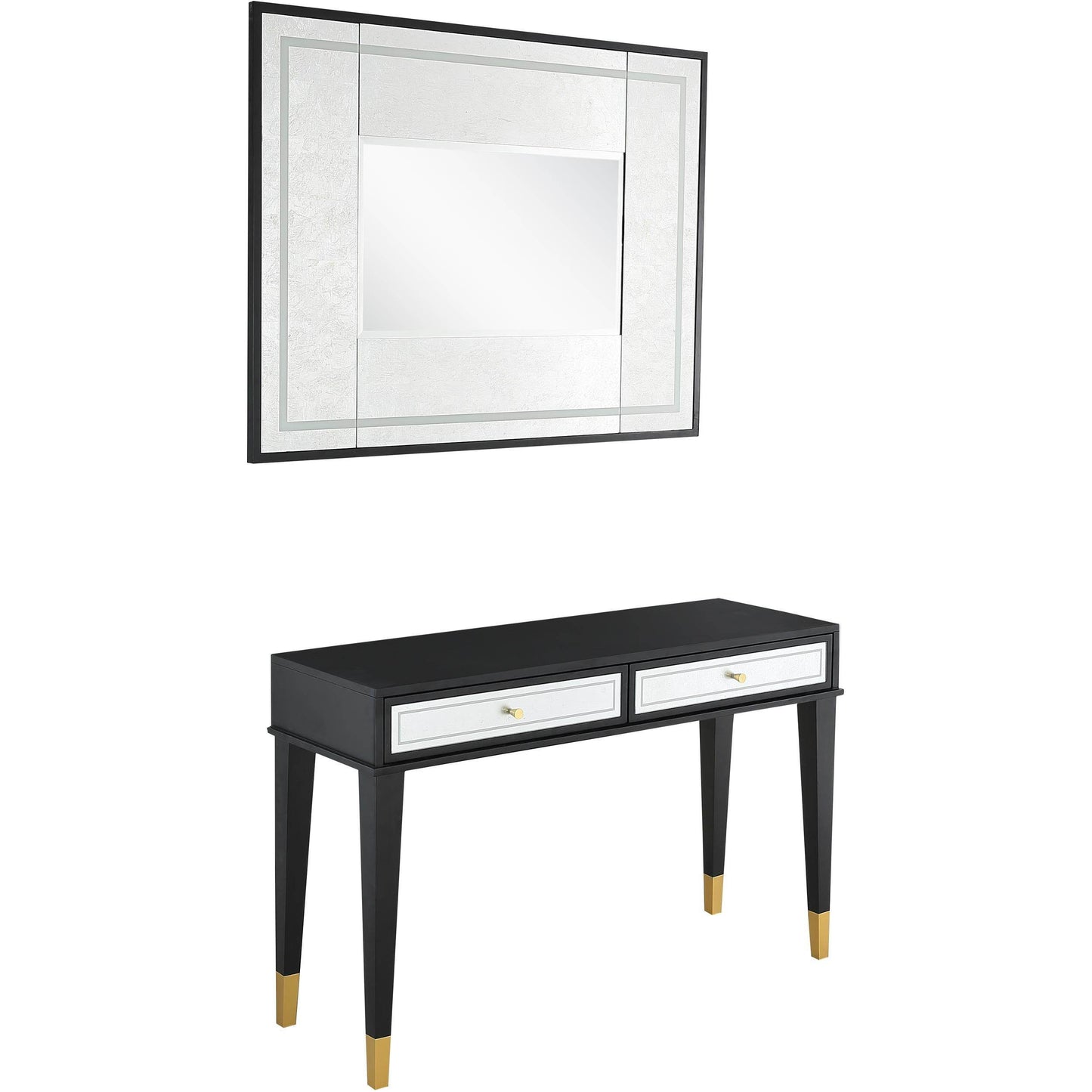 Makalu Wall Mirror and Console Table - Loft&Timber