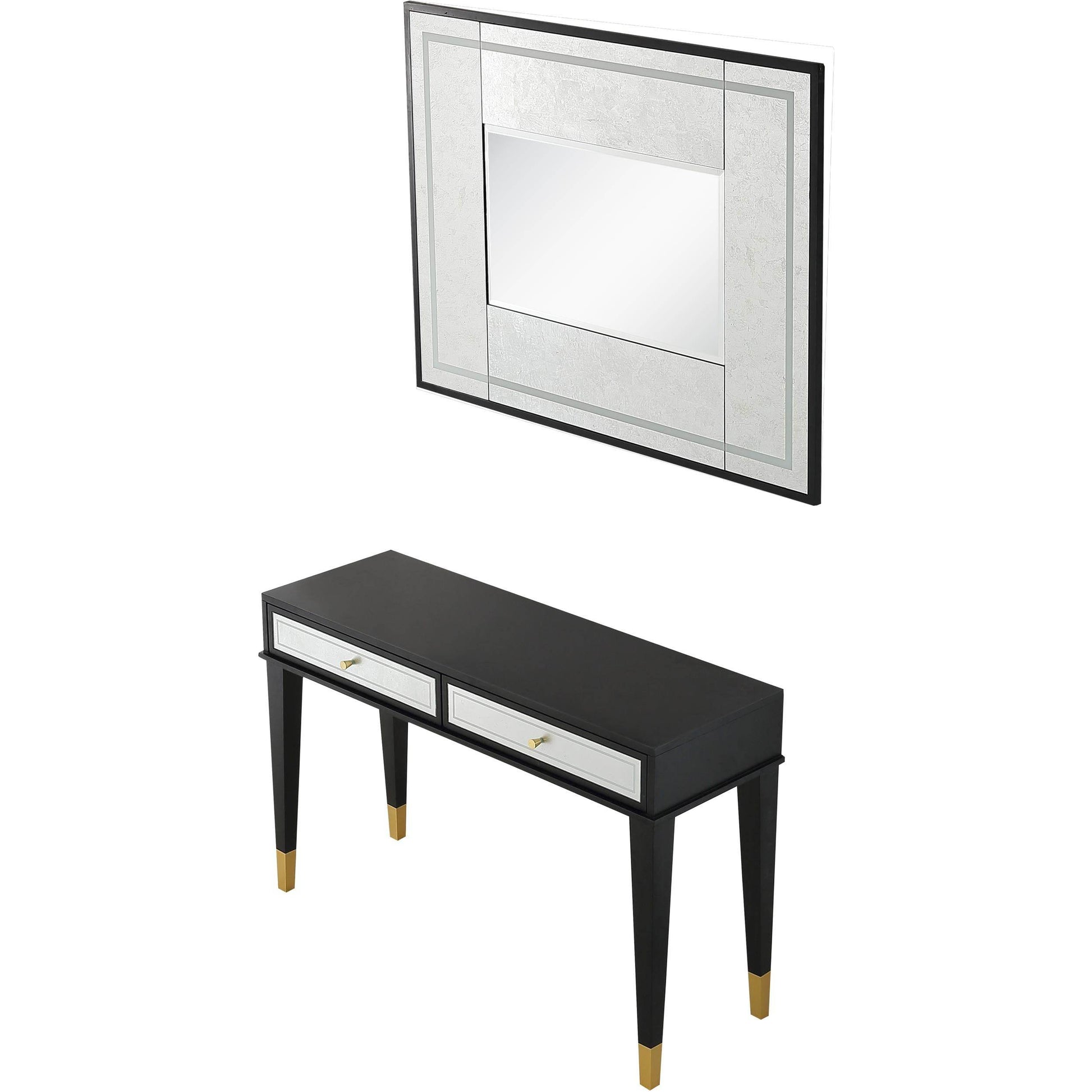 Makalu Wall Mirror and Console Table - Loft&Timber