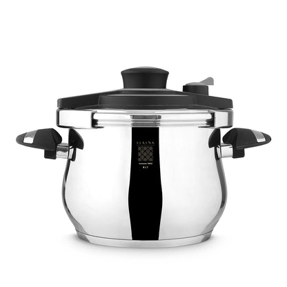 "Serenk Definition" A+ Stainless Steel 6 L (6.3 QT) Pressure Cooker - Loft&Timber