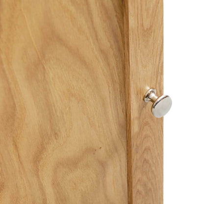 vidaXL Corner Cabinet Bathroom Corner Cabinet with Shelves Solid Wood Oak - Loft&Timber