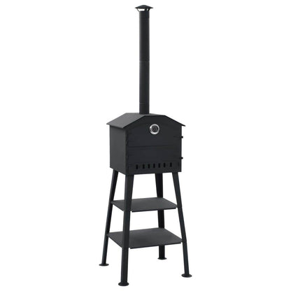 vidaXL Outdoor Pizza Oven Charcoal Fired with 2 Fireclay Stones - Loft&Timber